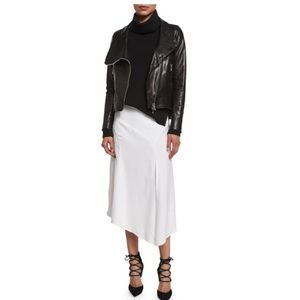 Veronica Beard White Midi Skirt